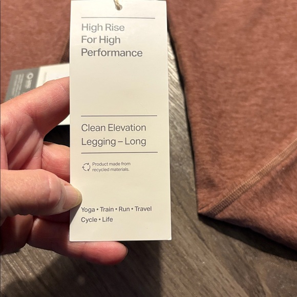 EUC Vuori Hazelnut Heather Clean Elevation Leggings - Long (Size Medium) - Picture 4 of 10